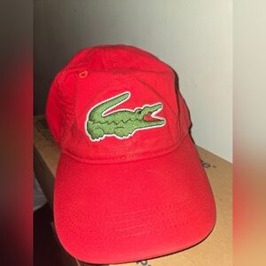 Lacoste  Bright Red Hat